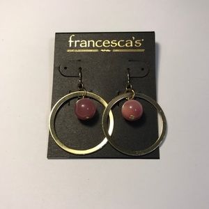 Gold Hoop Earrings Brand New by Francescas